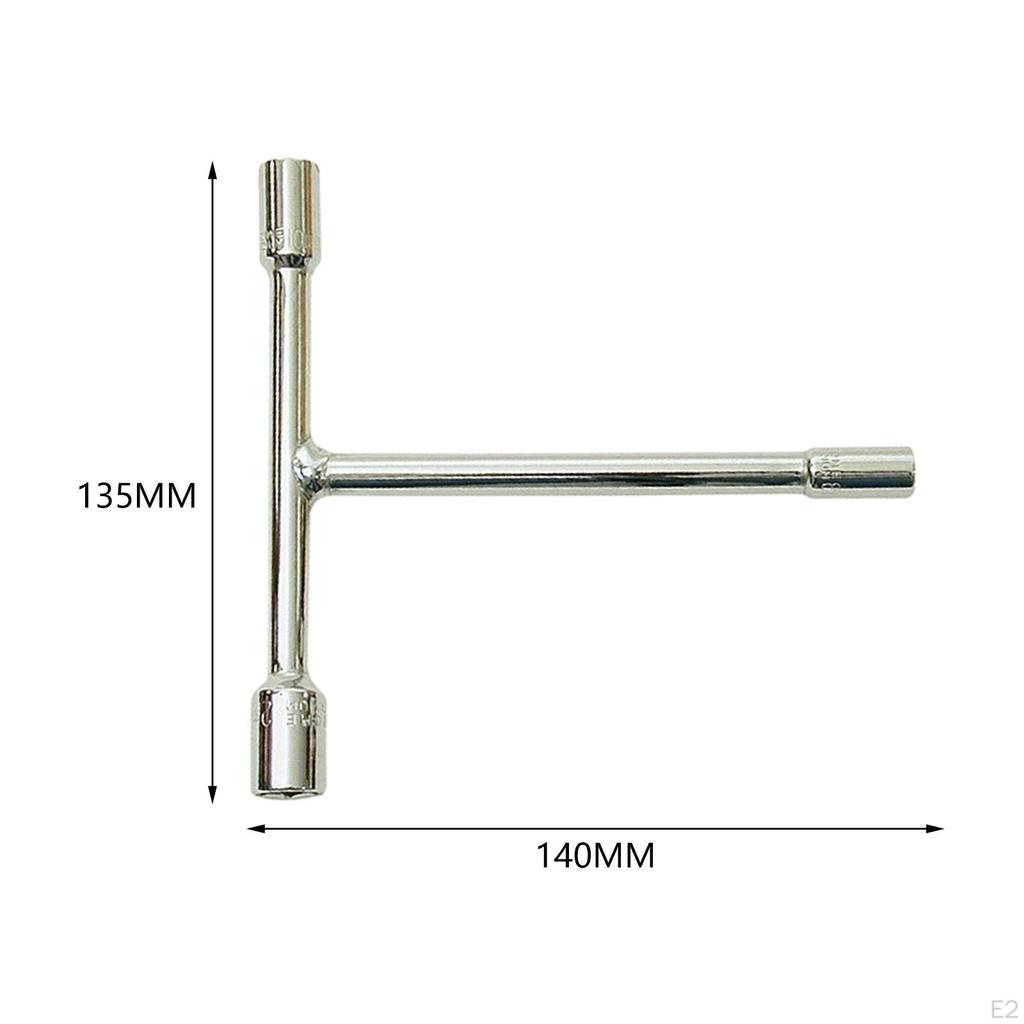 3 Way Hex Wrench Combination Repair Spanner Tool Steel Metric T Type Sturdy Manual for Workshop