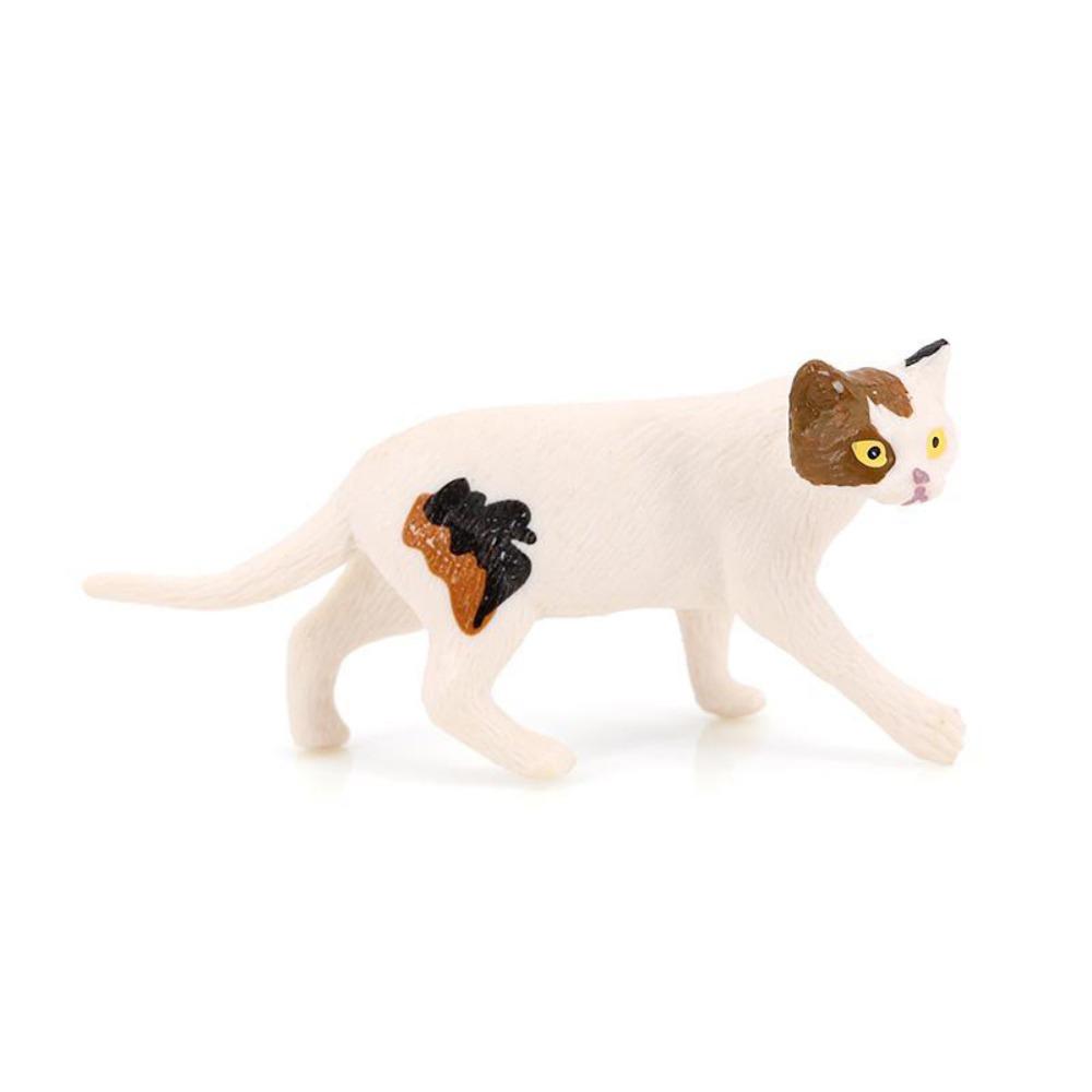 PVC Realistic Pet Figurines Lifelike Cat Action Figures Exquisite Simulation Pet  Kids Doll Toy