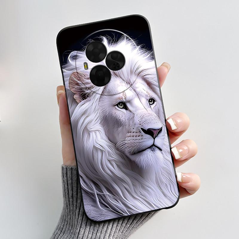New Soft Black Casing For TCL NxtPaper 60 Ultra Green Cartoon Rabbit Pattern Shockproof Cover For TCL Ion X/TCL Ion V Case