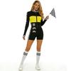 S-XXL Women's Racing Suit F1 Locomotive Suit One-piece COS Clothing, Football Baby Cheerleading Uniform, Cheerleading Uniform