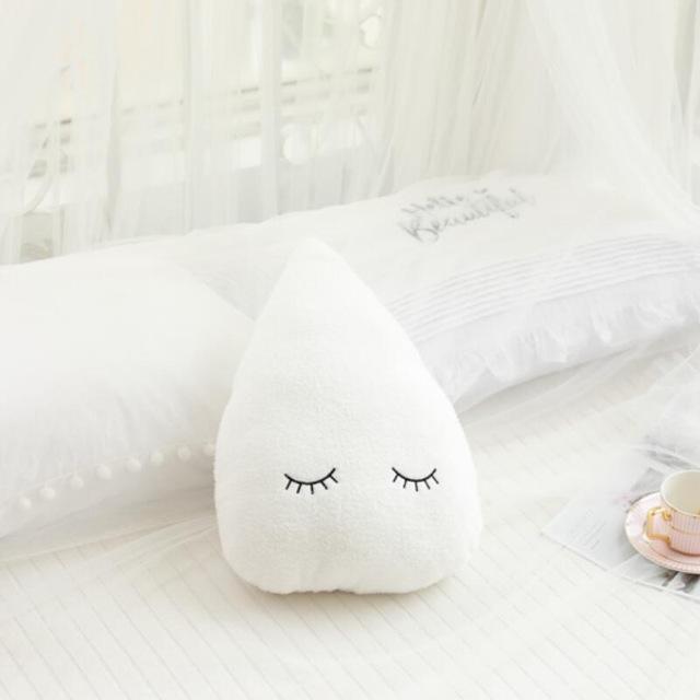Stuffed Cloud Moon Star Raindrop Plush Pillow Soft Cushion Cloud Stuffed Plush Toys For Children Baby Kids Pillow Girl Gift