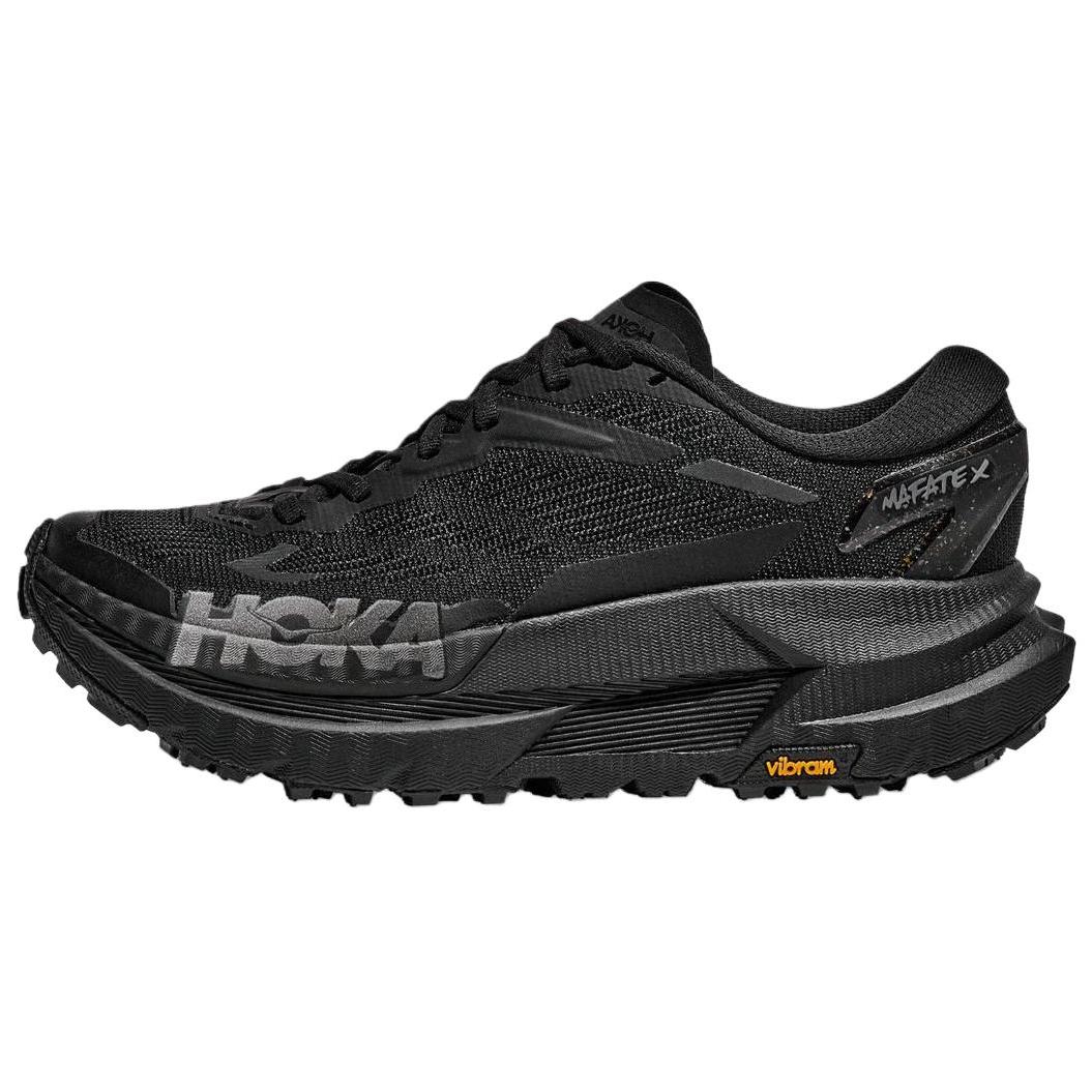 Кроссовки HOKA Mafate X Черный Сателлит Серый Унисекс 1173310-BCKST 36⅔