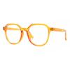 Full Rim Square Transparent Honey Brown Smartbuy Glasses