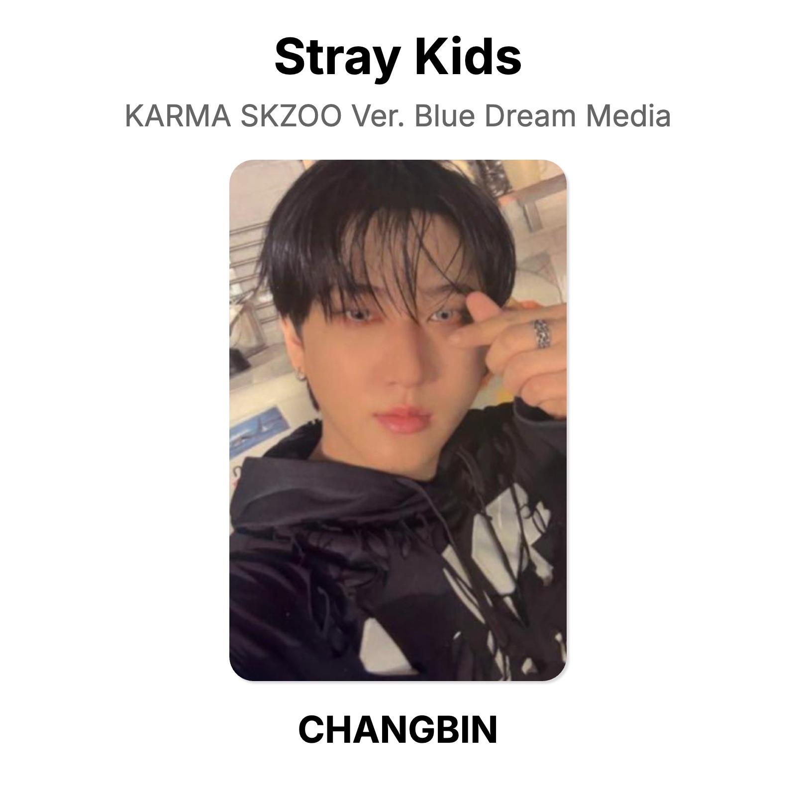 Stray Kids KARMA Версия SKZOO. Официальная фотокарточка Blue Dream Media CHANGBIN