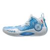 Li Ning Phantom 3 Porcelain Shock Absorption Non-Slip Low-Top Basketball Shoes Men sneaker White Blue ABPR049-9