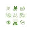 Beverly Studio Ghibli My Neighbor Totoro Square Stamp, Check Stamp, Acrylic, CK9-003