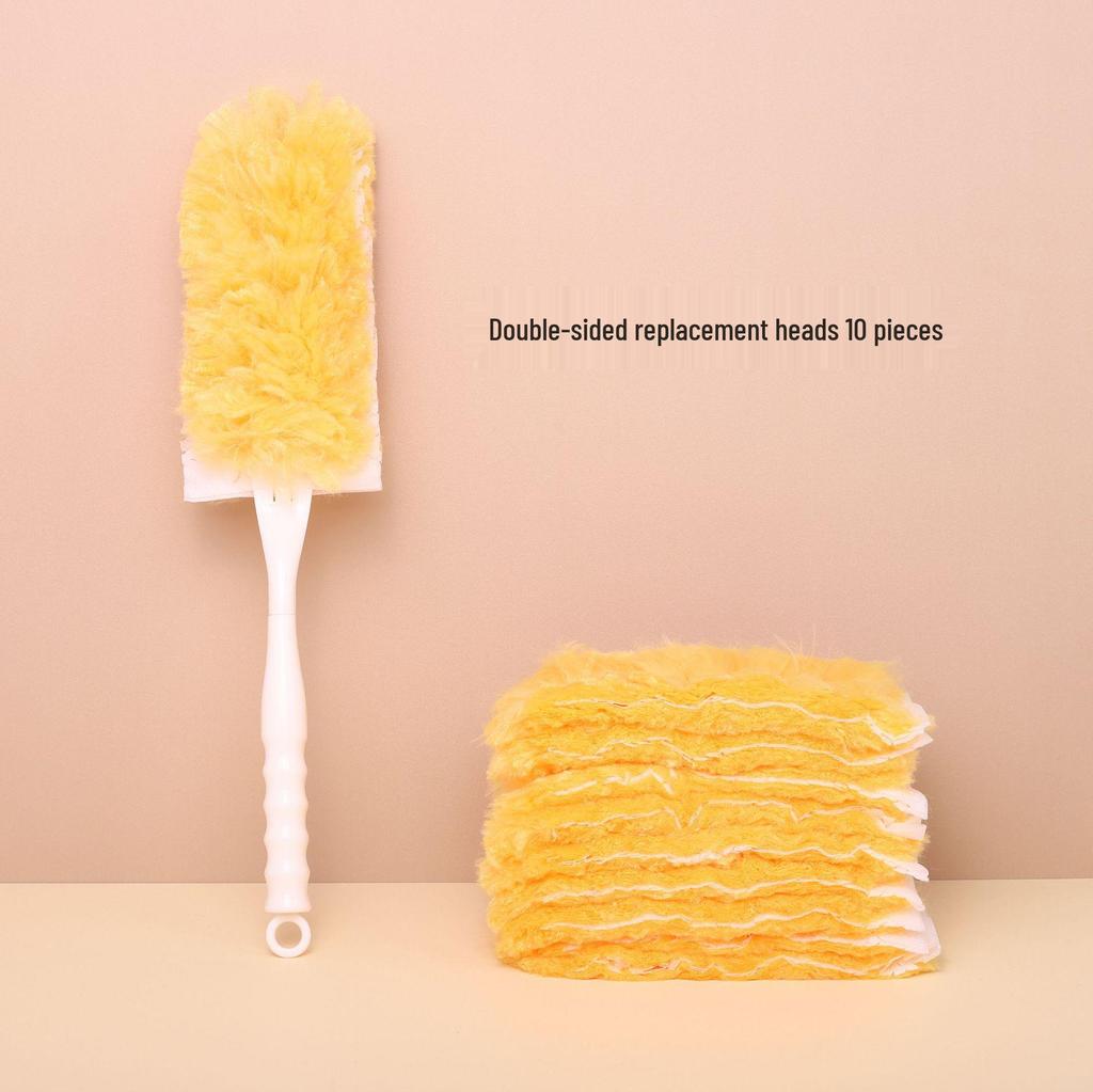 Desktop Electrostatic Dust Duster Replacement Core - Hair & Debris Cleaning Brush for Car & Household.