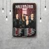 Halestorm Classic Poster Rusty Metal Plaque Retro Decorative Plate Bar Man Cave Garage Club Metal Sign Wall Decoration