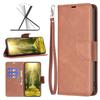 For Xiaomi Redmi Note 13 Pro 5G/Poco X6 5G Leather Wallet Case Solid Color Stand Phone Cover