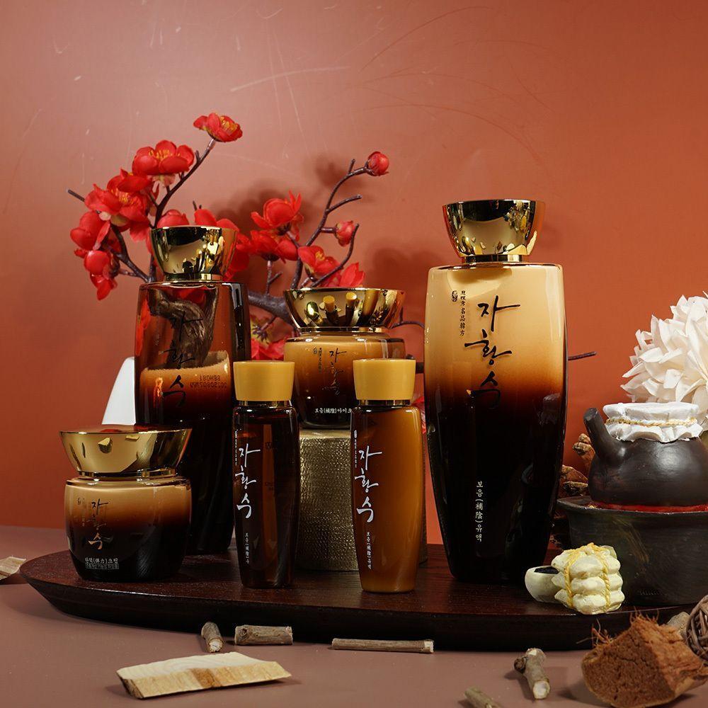 QVCDCYGM Royal Jelly Traditional Korean Medicine Women s 3-piece Set + Eye Cream