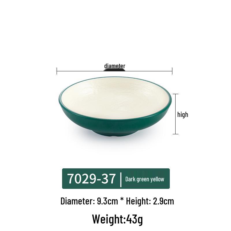 Japanese Melamine Mushroom Hat Salad Bowl: Creative Shallow Artistic Tableware for Rice, Soup, Noodles, and More