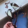 Metallvogel Ornamente Vogelsilhouette Gartenkunst für Heim Garten Hof Dekoration