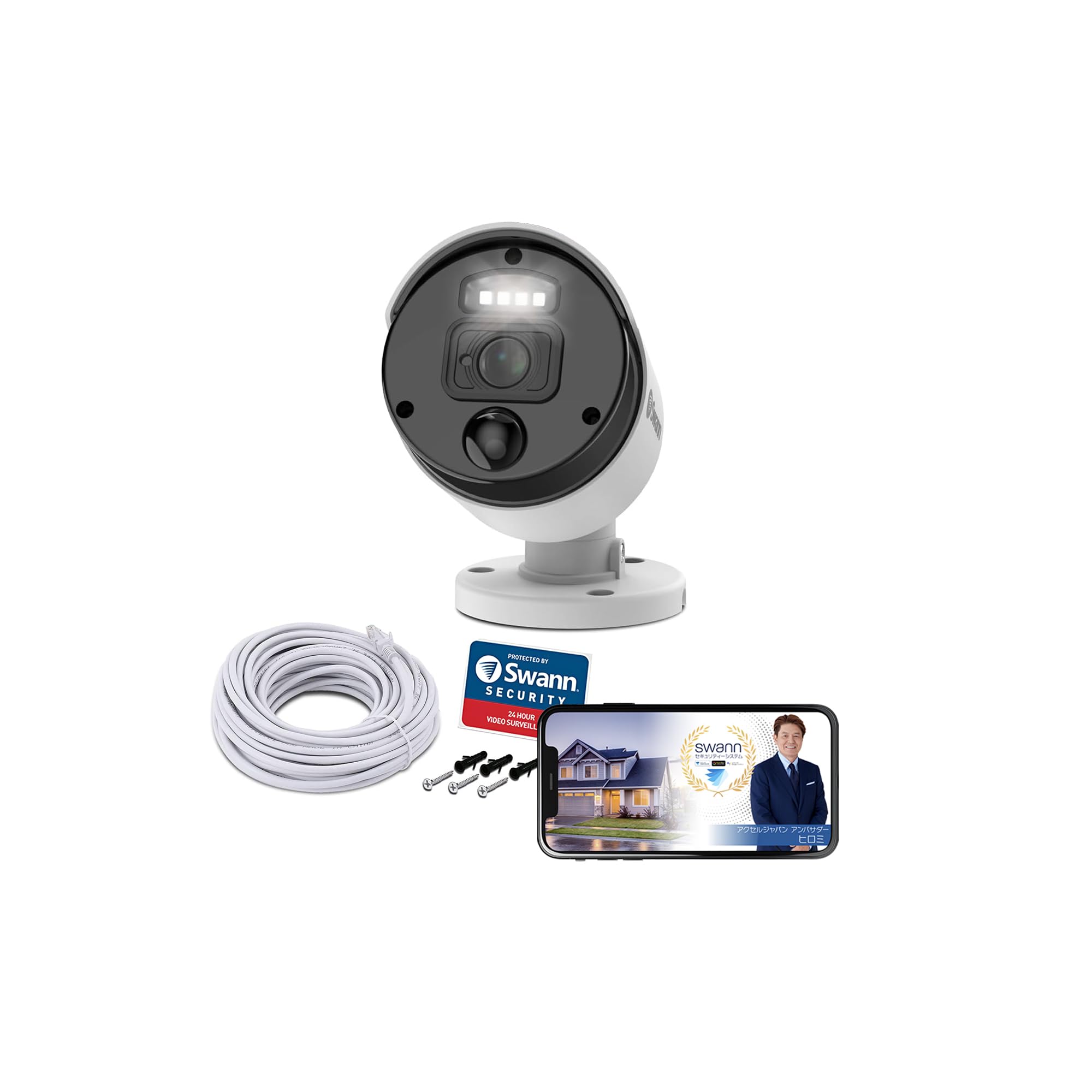 

Swann NVR 4K Bullet Camera SONHD-875WLB-JP