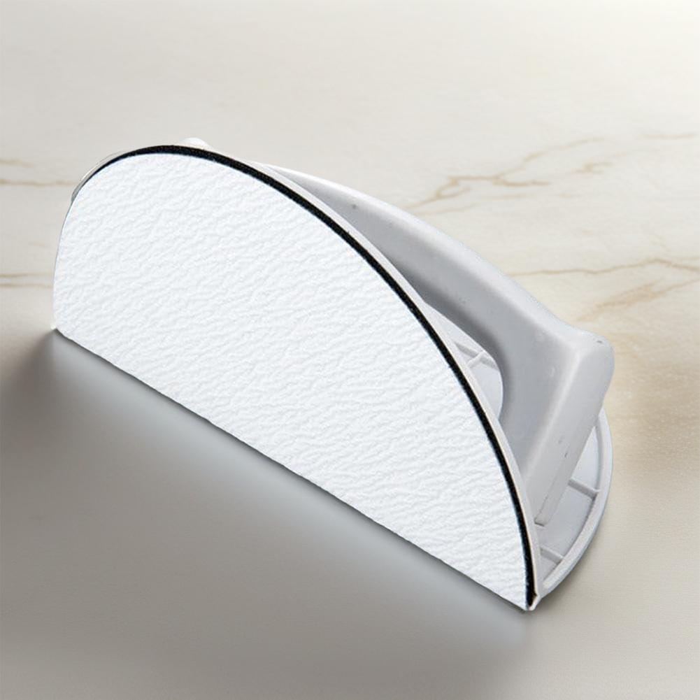 Sanding Sandpaper Tool Self-Adhesive Handheld Sander Kit Semi-Circular Internal Corner Sandpaper Grinding Tool with 10 Sandpaper
