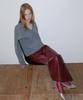 Obeodyupeulleeo Semi Wide Leather Pants_Red