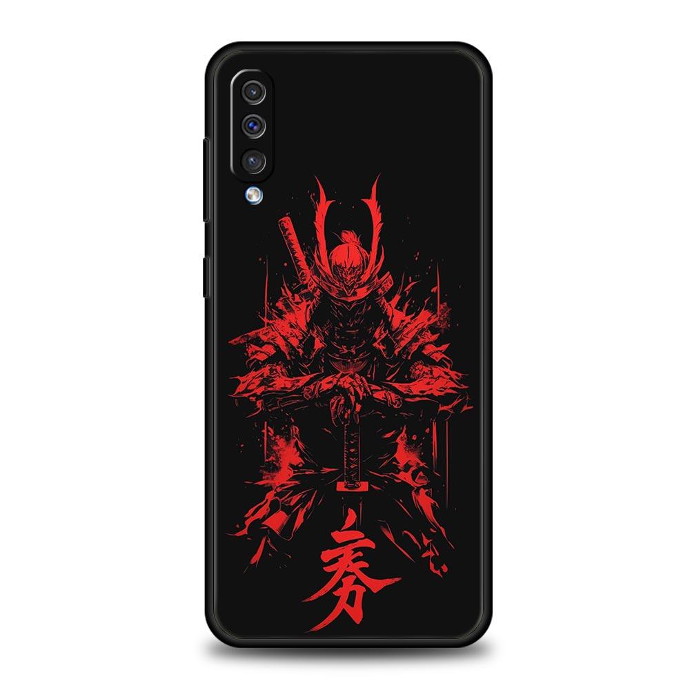 Japanese Bushido Samurai Phone Case For Samsung Galaxy A56 A36 A26 A34 A17 A16 A06 A14 A12 A54 A72 A22 A20e A52 A50 A40 A32Cover