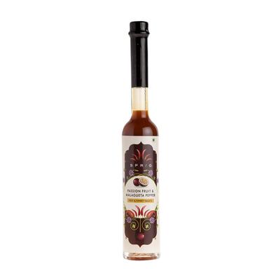 Passionsfrucht und Malagueta-Pfeffer: würzige süße Soße (120 gr), Passionsfrucht & Malagueta-Pfeffer, Zweig