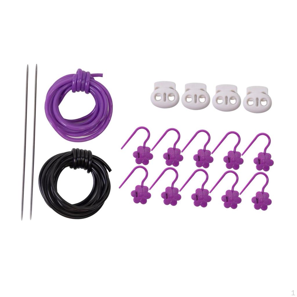 Kadeřnický provázkový zarážkový náramek náhrdelník korálkový chránič pletení držák