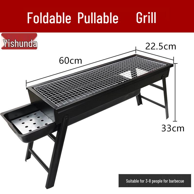 Yishunda Portable Folding Charcoal BBQ Grill