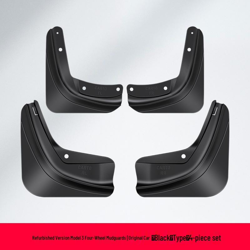 Tesla Model 3 Spritzschutz - Autozubehör ohne Bohren