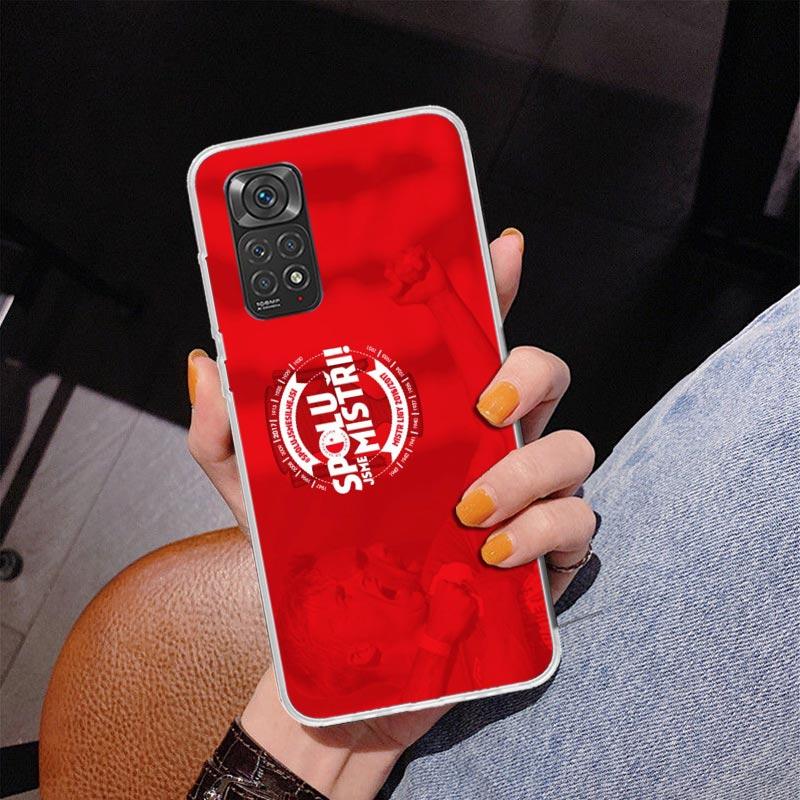 Sk Slavia Praha Czechy Etui na Telefon Dla Xiaomi Redmi Note 15 14 13 12S 12 11 Pro Plus 14S 11S 11E 10 10S 11T 5G Personaliz