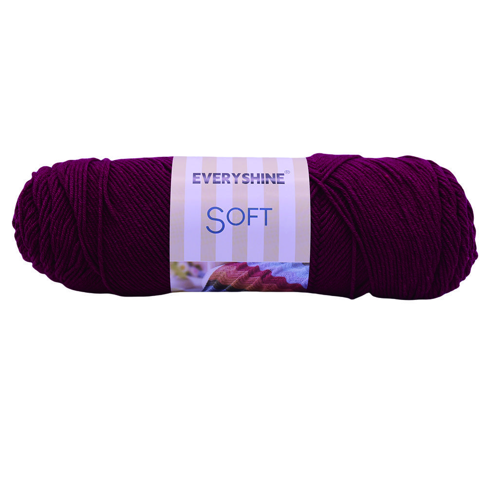 2er-Pack Acrylgarnknäuel (190g/6.7oz, 380m/416yd) – Mehrfarbiges Kammgarn zum Stricken & Häkeln – Weiche Milchfaser für Amigurumi,