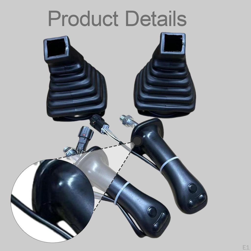 2 sztuki Dźwignia Joysticka Koparki z Zespołem Tulei Kontroler Joysticków Część Pył