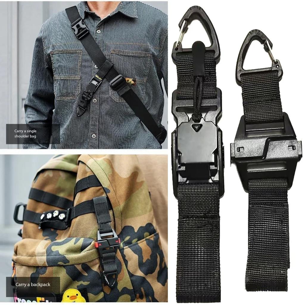Outdoor Tactical Multi-purpose Triangle Quick Release Buckle Multifunctional Backpack Belt Quick Nylon Hanging Buckle