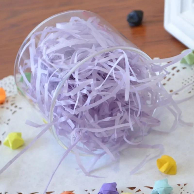 20g Basket Grass Craft Shredded Tissue Raffia Gift Filler Paper Shreds Gift Packaging Basket Filling Stuffers Party Supplies DIY