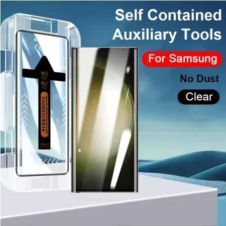 One-Click Installation HD/Privacy Tempered Glass Flim For OPPO Reno 15 14 Pro Anti-Fingerprint Screen Protect Dust Free Kit Set