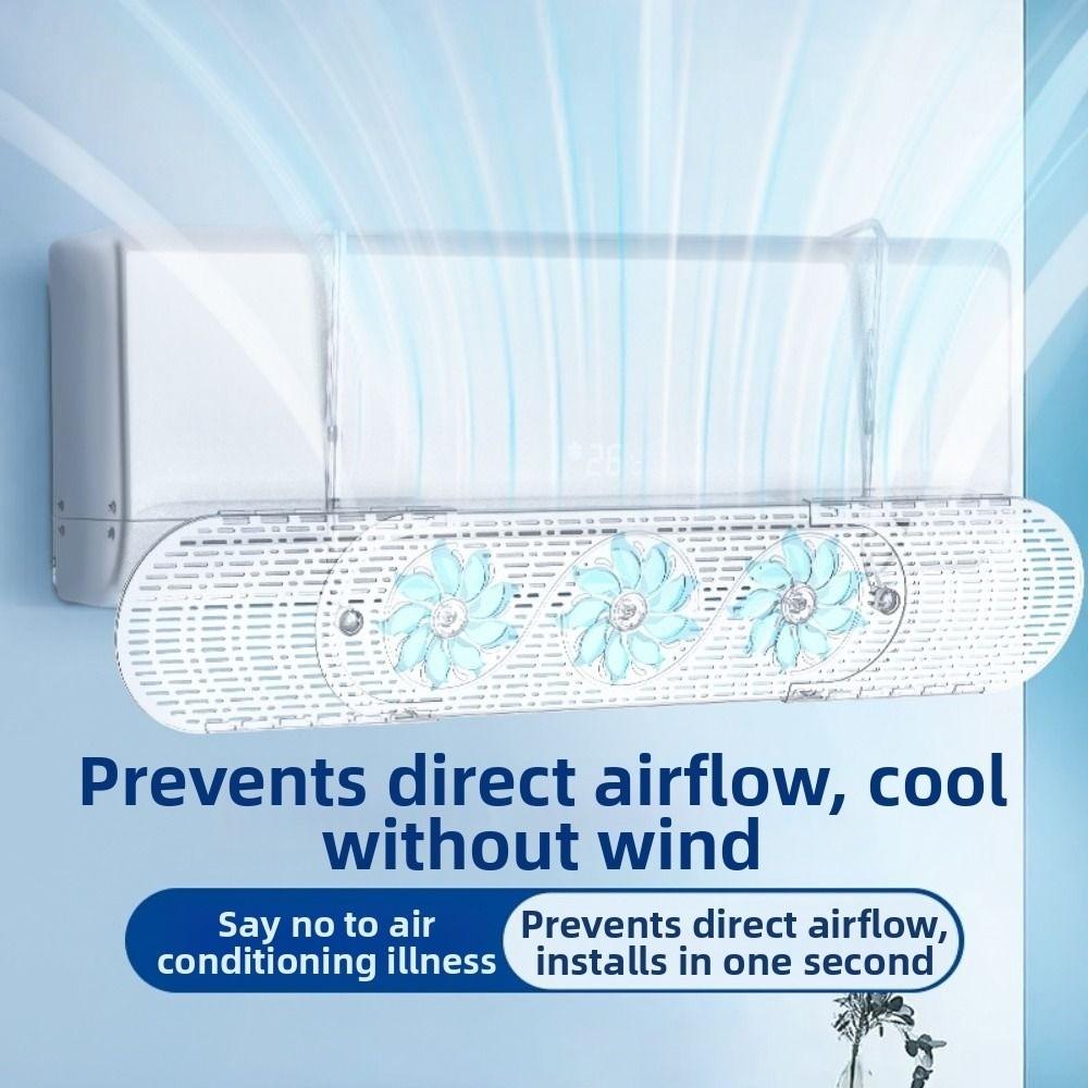 Expandable Air Conditioner Outlet Baffle Anti Direct Blowing Wind Direction Baffle  Pregnant Women