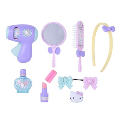 Maruka Conjunto de Cabelo e Maquilhagem Hello Kitty, Acessórios de Brinquedo, Idades 3 e Acima, 194225