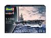 German Revell scale USS Enterprise plastic model model number molded in color 1/1200 CV-6 kit, 05824,