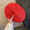 Versatile Polka Dot Print Hats Retro Bonnet Y2K Forward Hats  for Women