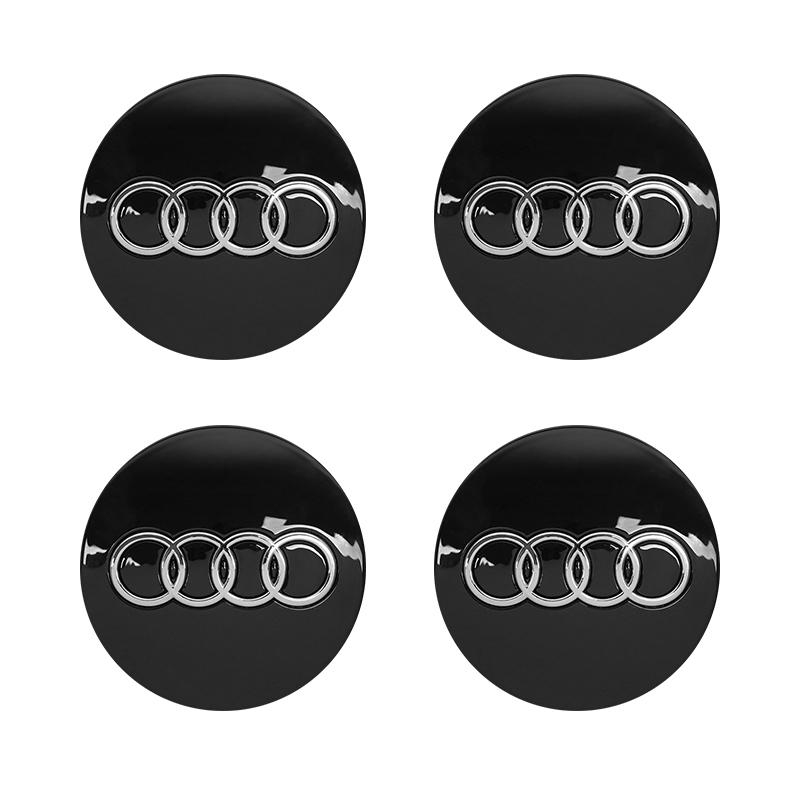 2026 4YGYE 60mm 61mm 69mm 128mm 4Pcs Car Wheel Hub Center Caps Rim Cover Badge For 4YGYE S-Line A3 A4 A6 Q3 Q5 A5 Q7 A1 A8 Q2 Q8 Q4 A4L