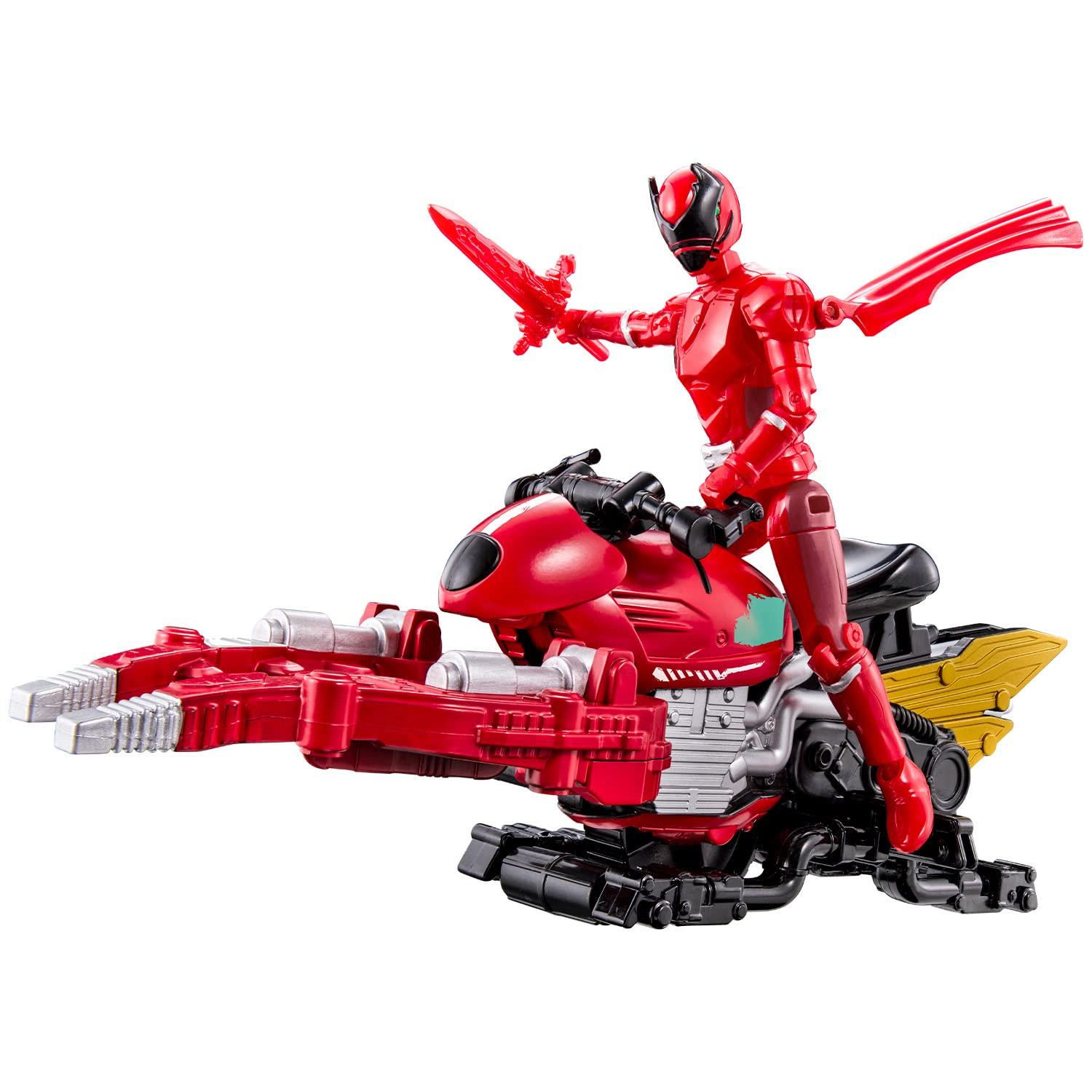 

King Sentai King Auger Action Hero Stag Beetle Auger King Speeder Set [Bandai] &