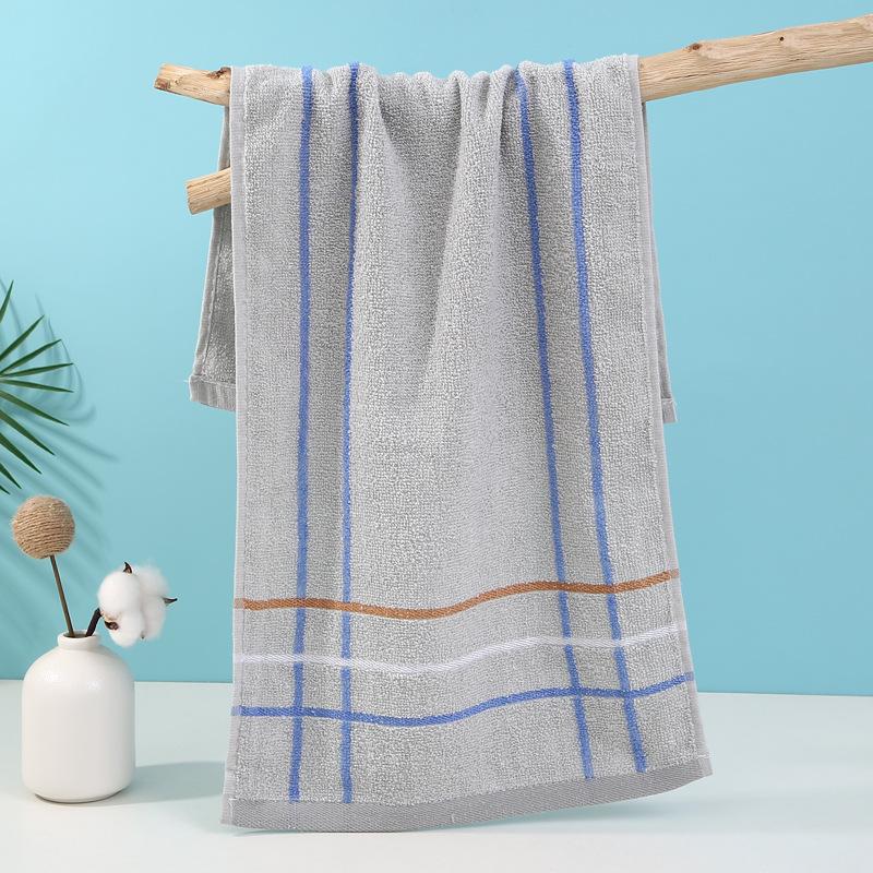 

Мягкие абсорбирующие лицевые полотенца из чистого хлопка с вышитым логотипом - Утолщенные для домашнего использования и защиты труда 33*73 cm