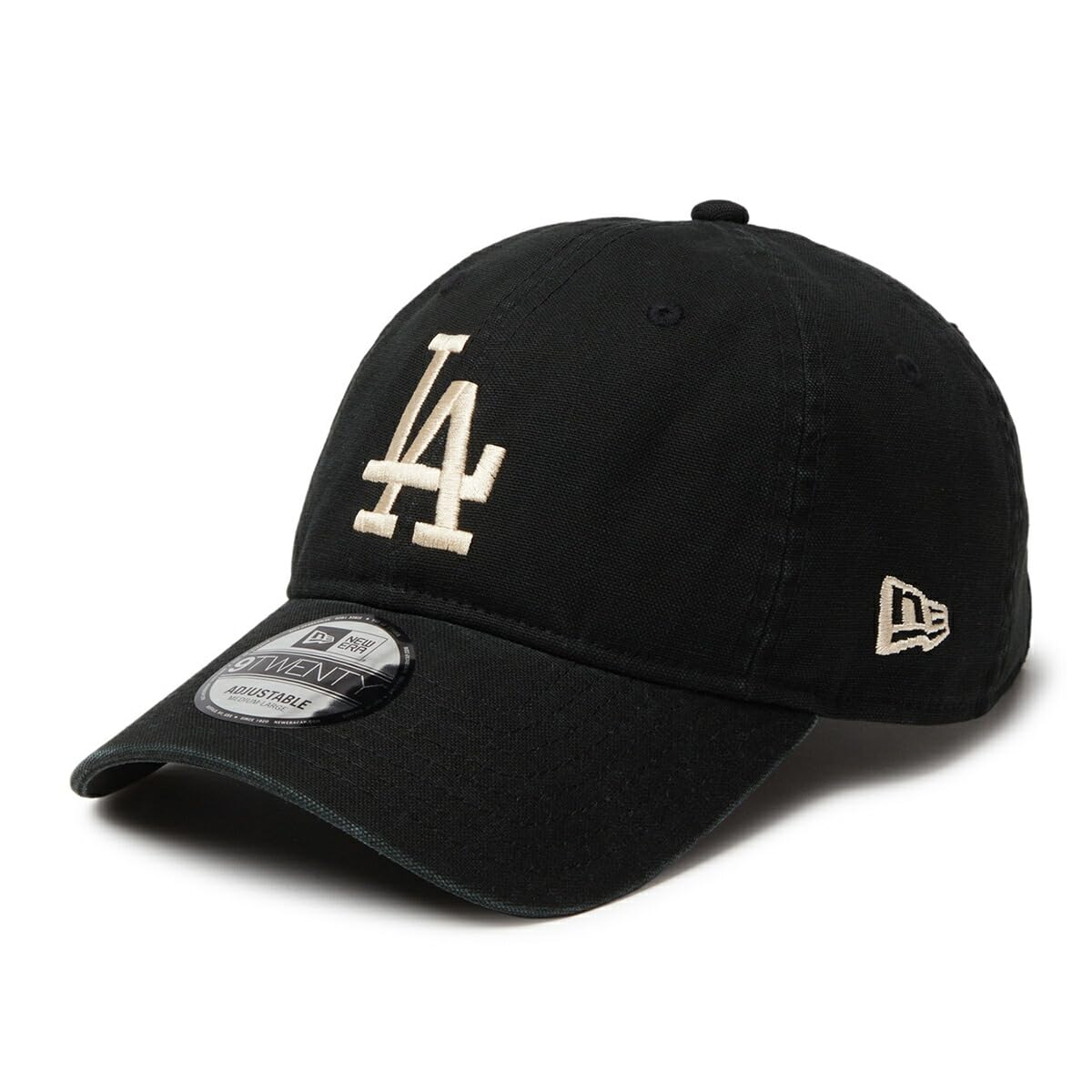 

New Era 9TWENTY MLB LA Black 920 Washed Duck Los Dod Size NER36C1995 Cap, Black, M/L, 14388750,