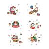 Santa Claus Snowflake Elk Festive Atmosphere Decorated Glass Windows Window Stickers
