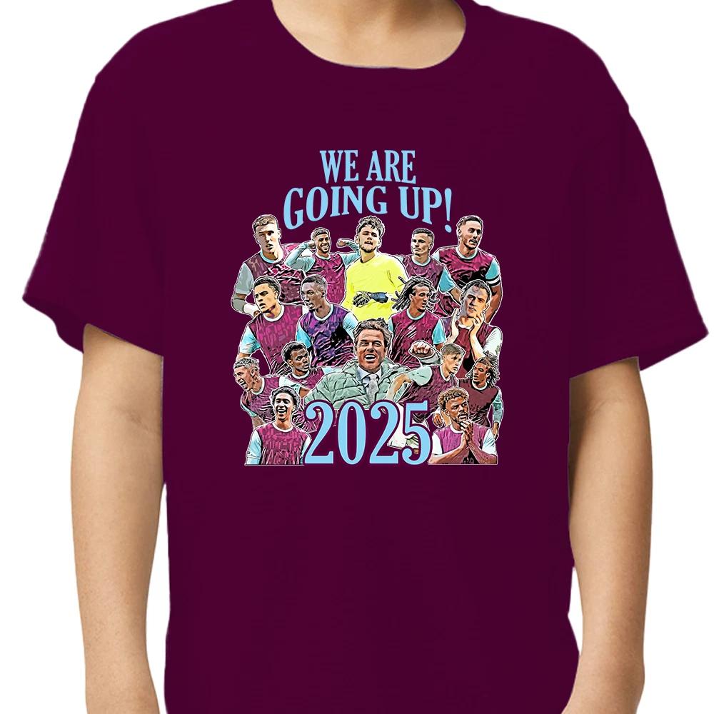 Burnley Promoted 2025 Kids T-Shirt Tee 3-13 Years Fans Players T-Shirt 4XL