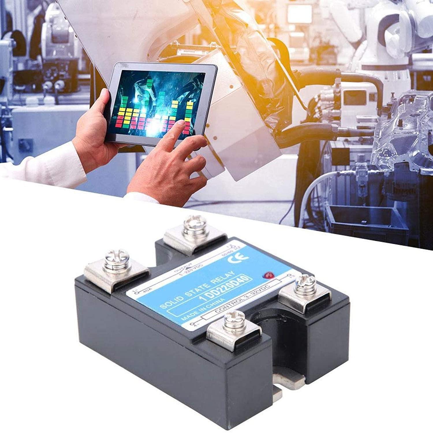 

40A Solid State Relay SSR DC-DC Input 3-32V DC Load 5-220V DC DD220 D40