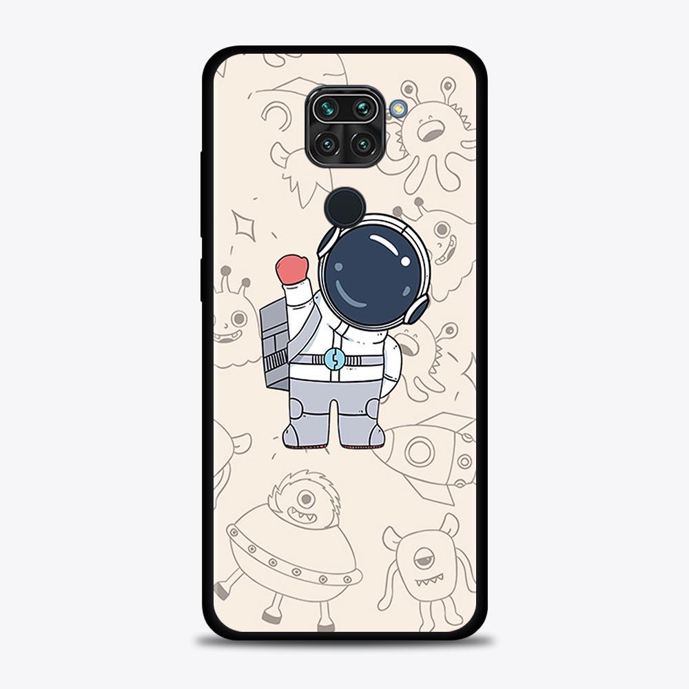 Niedlichen Cartoon Stern Planet Astronaut Fall Für Xiaomi Redmi Hinweis 10 9 9s 9T 8 8T 7 Pro Max 5G Abdeckung Für Redmi K40 9 9A 9C 9T Shell
