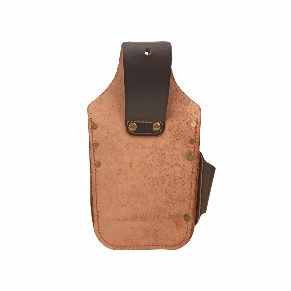 TOURBON Leather Tool Compact Design Bag, Multi-Purpose Pocket,