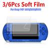3/6PCS PET Clear Screen Protector for Sony PSP 1000/2000/3000  HD Transparent Anti-Scratch Auto-Exhaust Camera-Fit Guard Film