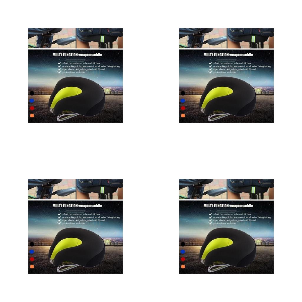 Mountain Mtb Bicycle Bike Saddle Split Nose Cycling Seat Cushion Pad Ergonomic