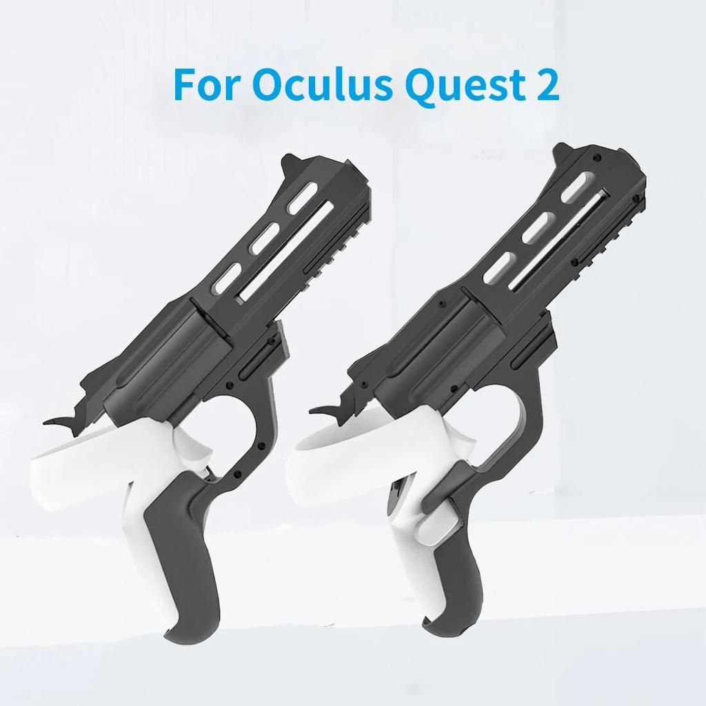 Quick Installation Pistol Grips Combo VR Experience Gun Stock For Oculus Quest 2 Shooting Game Controller Gun Holder