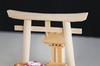 Smallest Shrine with Torii Made In Japan from All Cypress for Placing Shrine Amulet Amulet Stand H10 X X D4 Yamakou's Gate, Wood, Amulets, Altar,