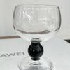 Green Ball Stemmed Decor Glass Cup Goblet Glasses Heat-resistant Cute High Borosilicate Dessert Ice Cream Bowl Festival Gift