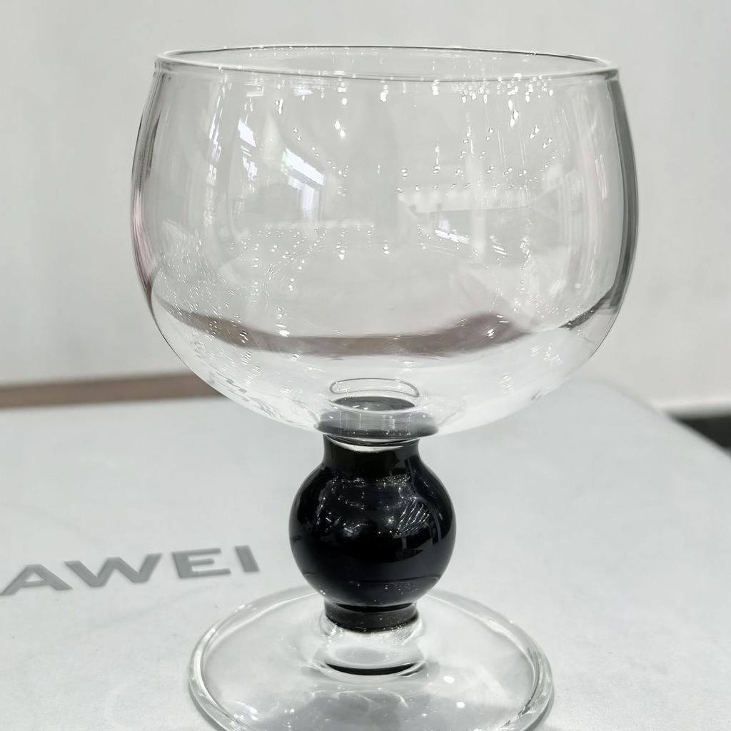 Green Ball Stemmed Decor Glass Cup Goblet Glasses Heat-resistant Cute High Borosilicate Dessert Ice Cream Bowl Festival Gift