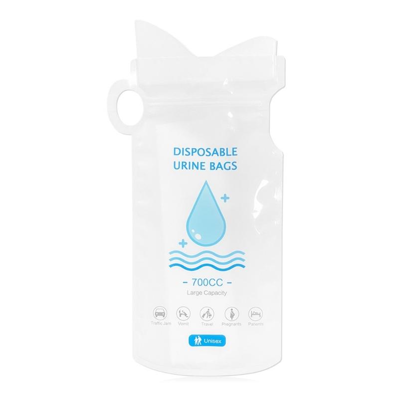 Urine Bag for Car Travel Disposable Urine Bag Unisex Use 700ml Portable Urine Bag Vomiting Bag